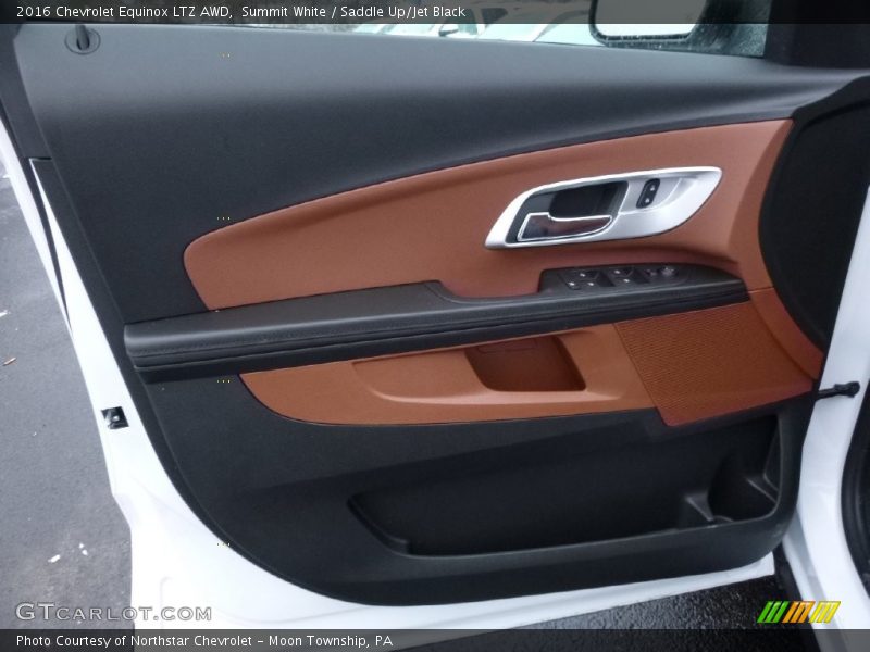 Summit White / Saddle Up/Jet Black 2016 Chevrolet Equinox LTZ AWD