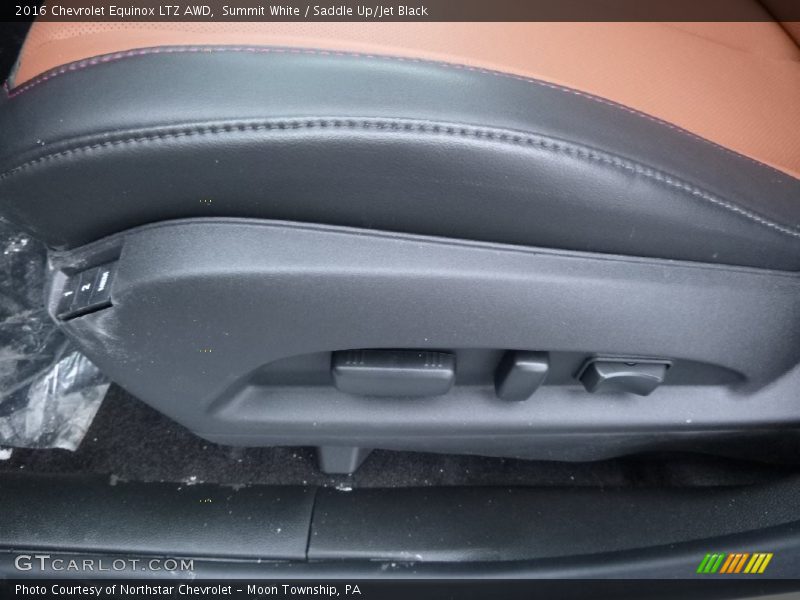 Summit White / Saddle Up/Jet Black 2016 Chevrolet Equinox LTZ AWD