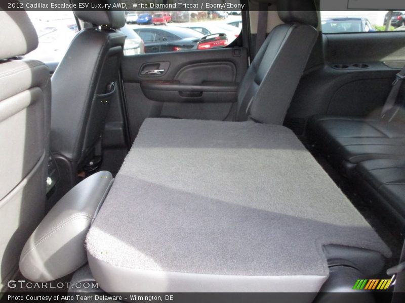 White Diamond Tricoat / Ebony/Ebony 2012 Cadillac Escalade ESV Luxury AWD