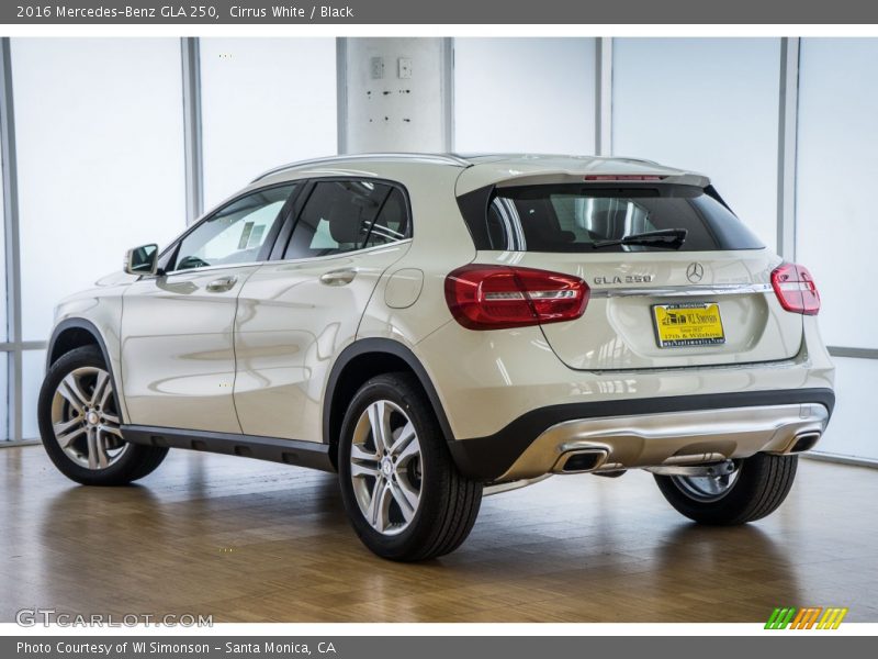 Cirrus White / Black 2016 Mercedes-Benz GLA 250