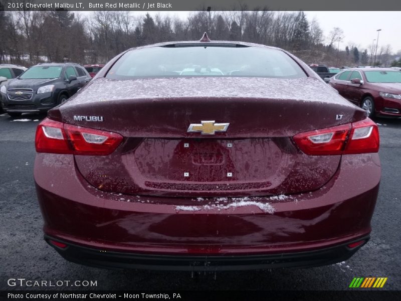 Butte Red Metallic / Jet Black 2016 Chevrolet Malibu LT