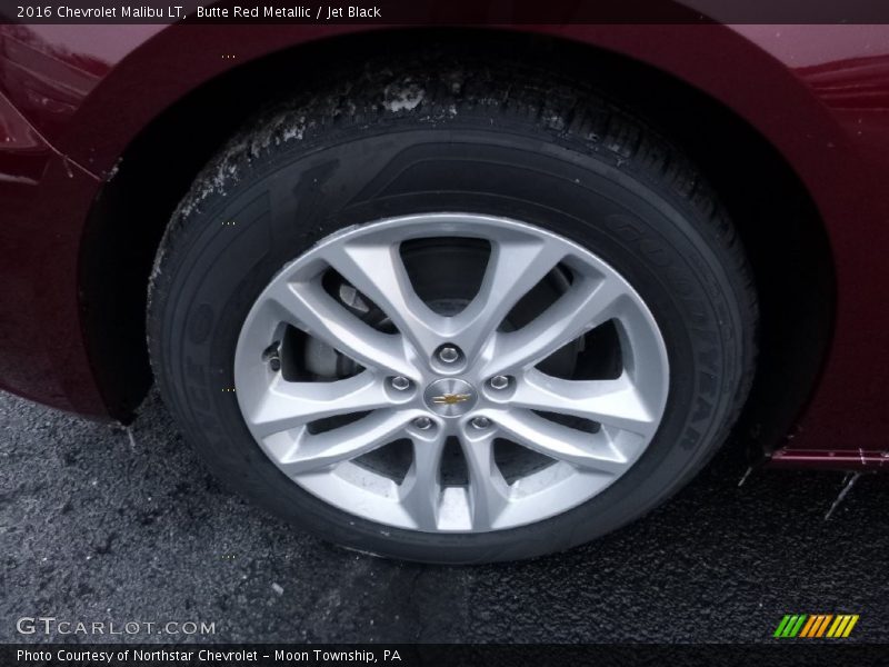 Butte Red Metallic / Jet Black 2016 Chevrolet Malibu LT