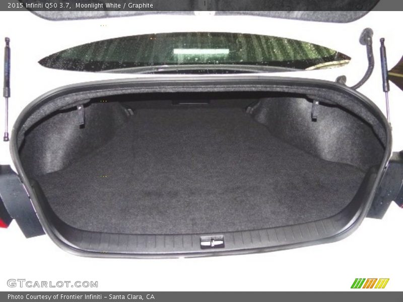 Moonlight White / Graphite 2015 Infiniti Q50 3.7