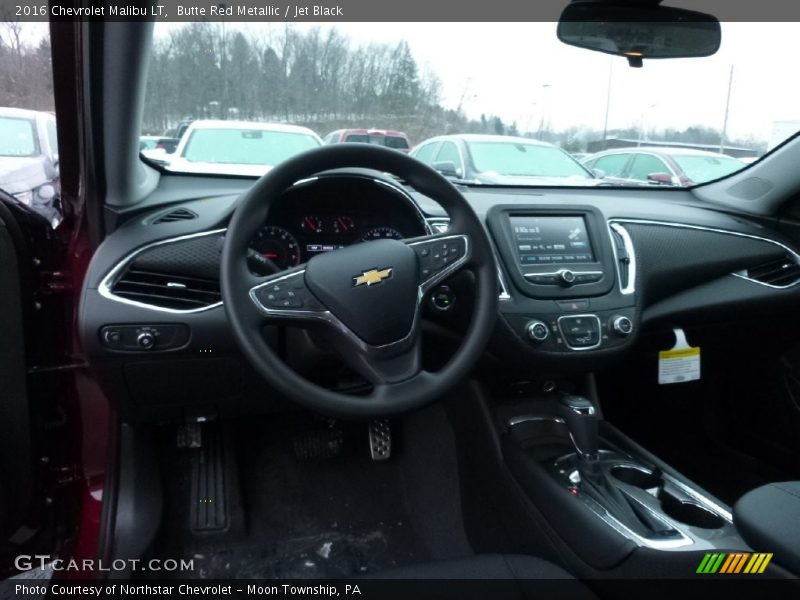 Butte Red Metallic / Jet Black 2016 Chevrolet Malibu LT