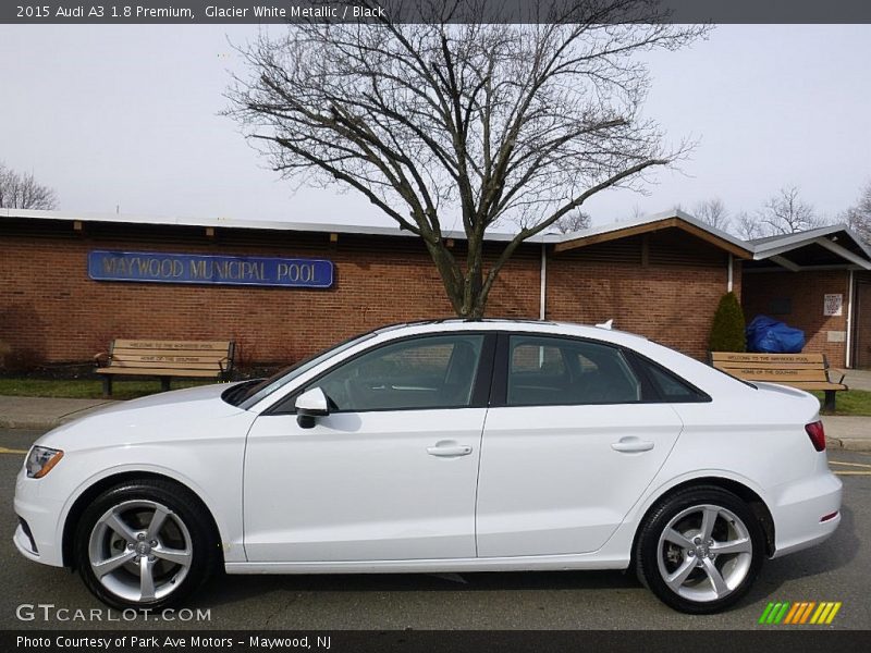 Glacier White Metallic / Black 2015 Audi A3 1.8 Premium