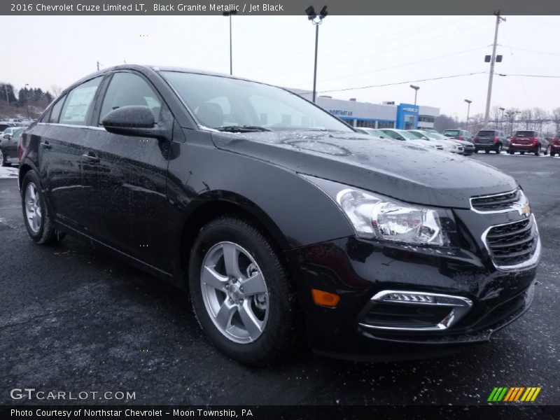 Black Granite Metallic / Jet Black 2016 Chevrolet Cruze Limited LT