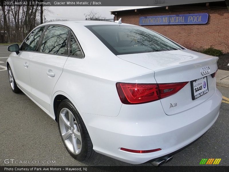 Glacier White Metallic / Black 2015 Audi A3 1.8 Premium