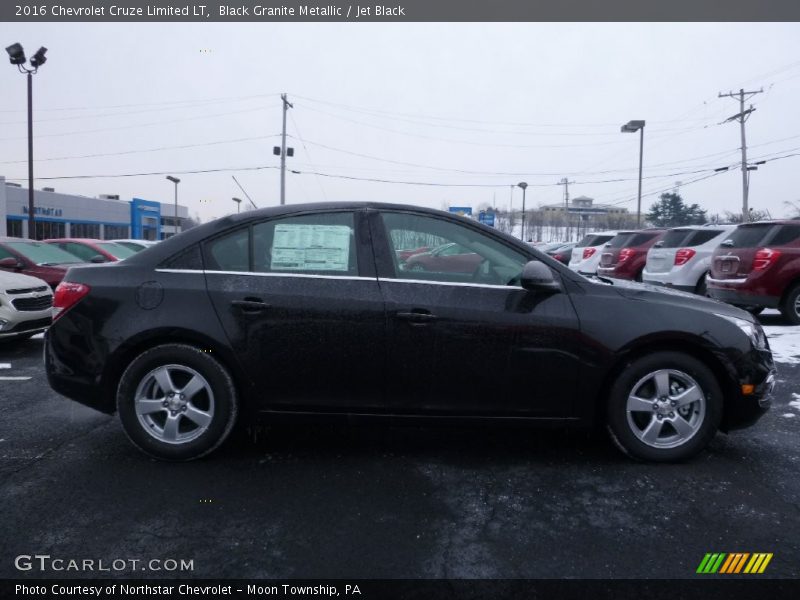 Black Granite Metallic / Jet Black 2016 Chevrolet Cruze Limited LT