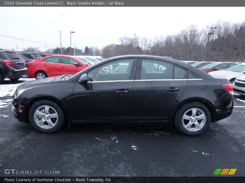 Black Granite Metallic / Jet Black 2016 Chevrolet Cruze Limited LT