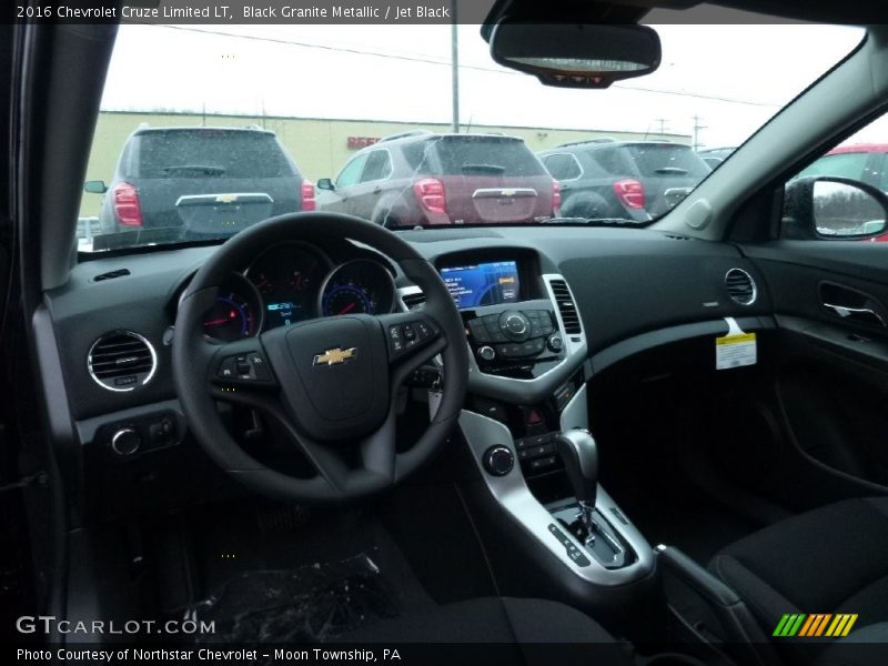 Black Granite Metallic / Jet Black 2016 Chevrolet Cruze Limited LT