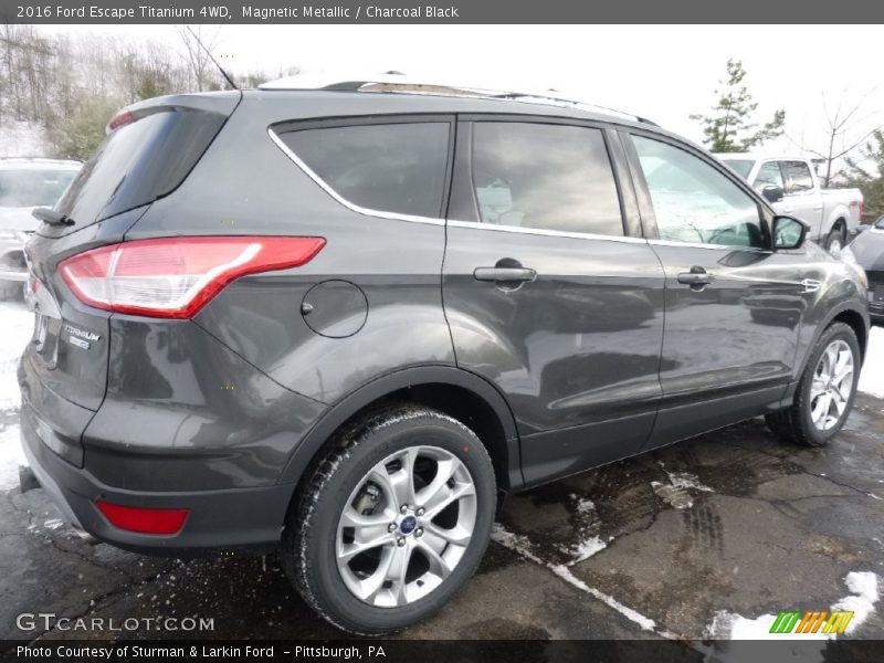 Magnetic Metallic / Charcoal Black 2016 Ford Escape Titanium 4WD
