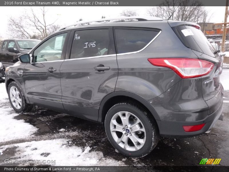 Magnetic Metallic / Charcoal Black 2016 Ford Escape Titanium 4WD