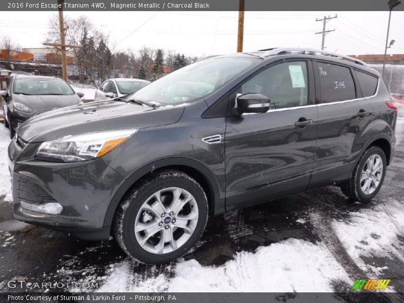 Magnetic Metallic / Charcoal Black 2016 Ford Escape Titanium 4WD