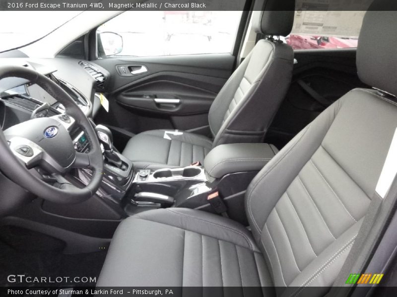 Magnetic Metallic / Charcoal Black 2016 Ford Escape Titanium 4WD