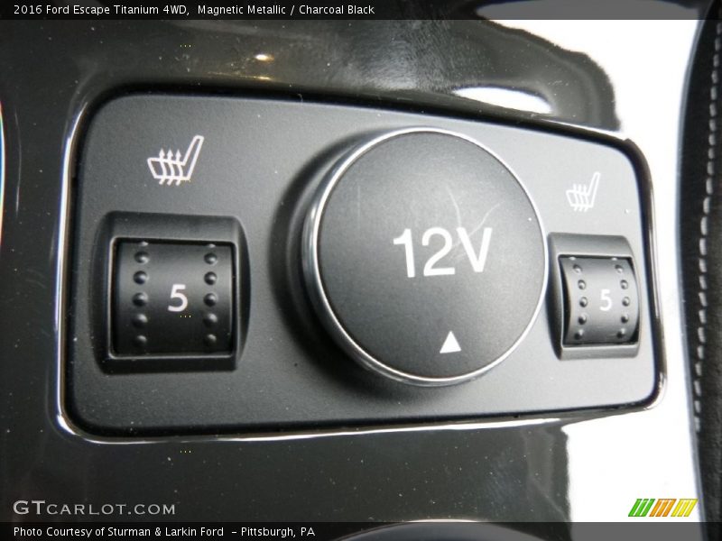 Magnetic Metallic / Charcoal Black 2016 Ford Escape Titanium 4WD