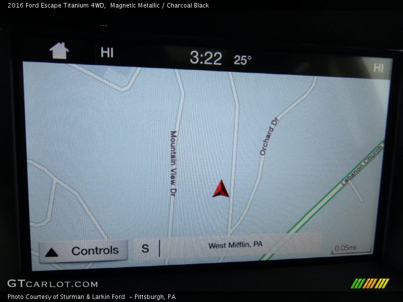 Magnetic Metallic / Charcoal Black 2016 Ford Escape Titanium 4WD