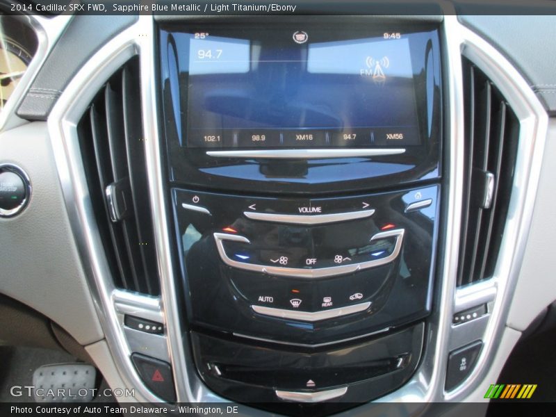 Sapphire Blue Metallic / Light Titanium/Ebony 2014 Cadillac SRX FWD