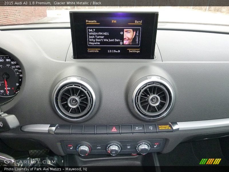 Glacier White Metallic / Black 2015 Audi A3 1.8 Premium