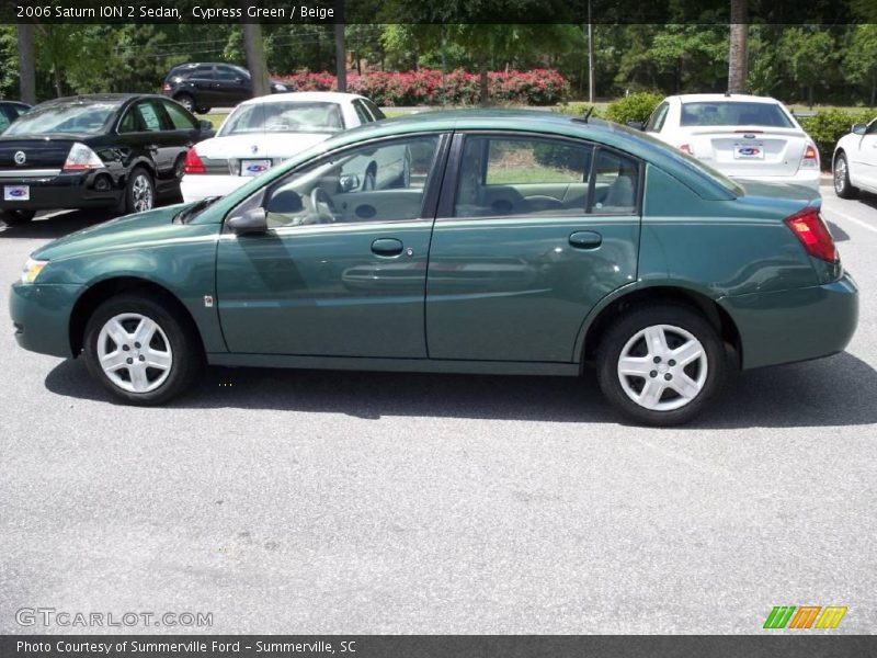 Cypress Green / Beige 2006 Saturn ION 2 Sedan