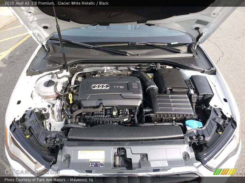 Glacier White Metallic / Black 2015 Audi A3 1.8 Premium