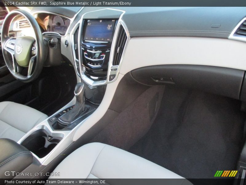 Sapphire Blue Metallic / Light Titanium/Ebony 2014 Cadillac SRX FWD