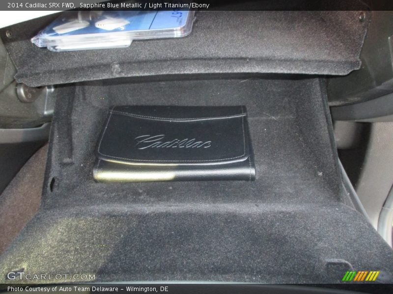 Sapphire Blue Metallic / Light Titanium/Ebony 2014 Cadillac SRX FWD