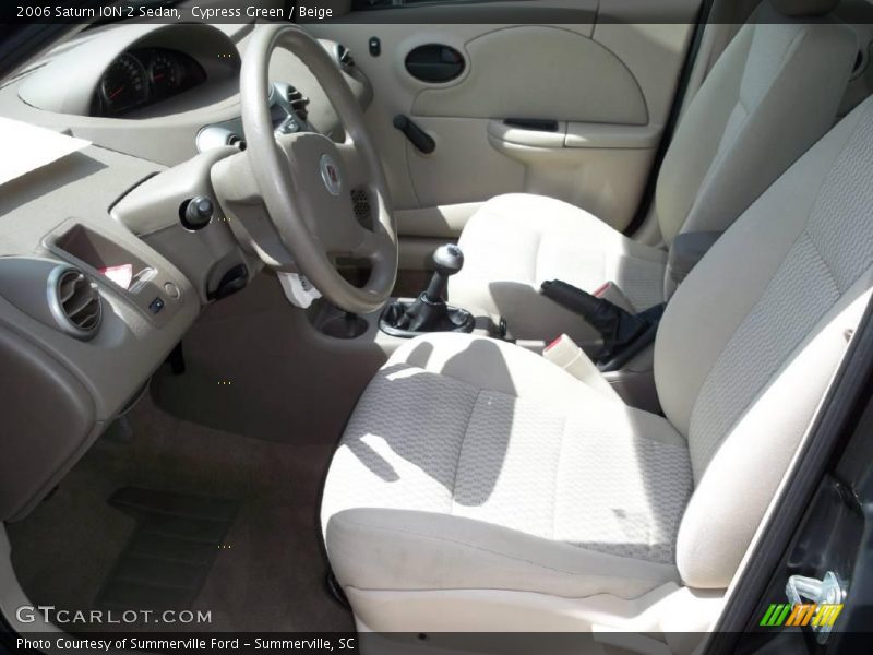 Cypress Green / Beige 2006 Saturn ION 2 Sedan