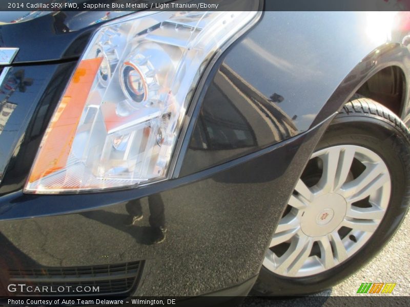 Sapphire Blue Metallic / Light Titanium/Ebony 2014 Cadillac SRX FWD