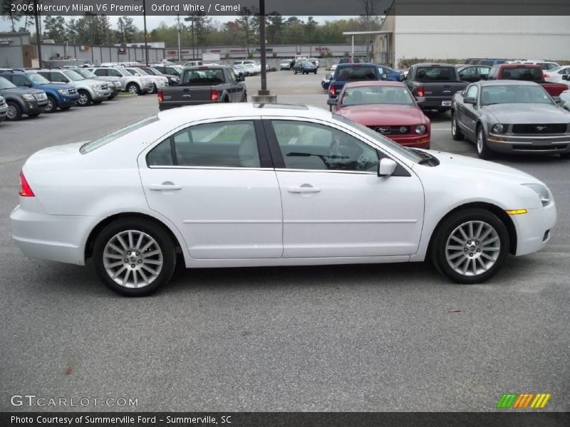Oxford White / Camel 2006 Mercury Milan V6 Premier