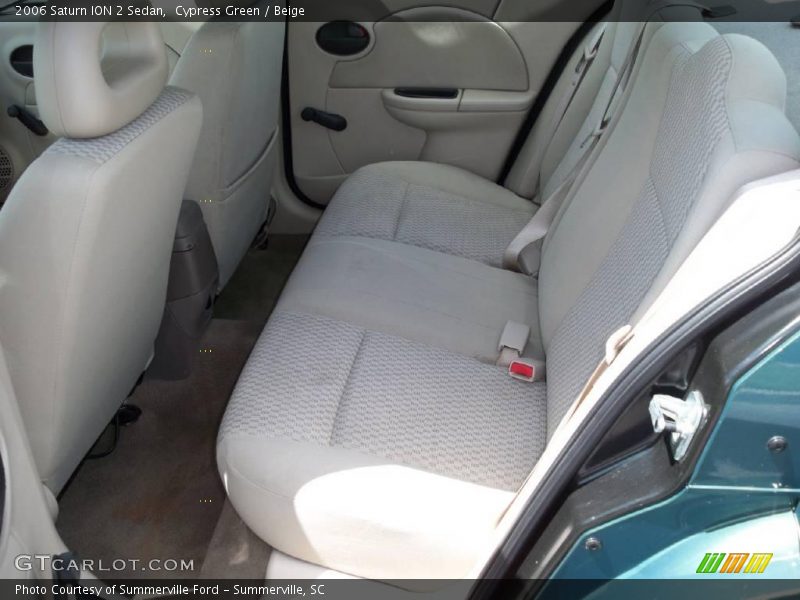 Cypress Green / Beige 2006 Saturn ION 2 Sedan