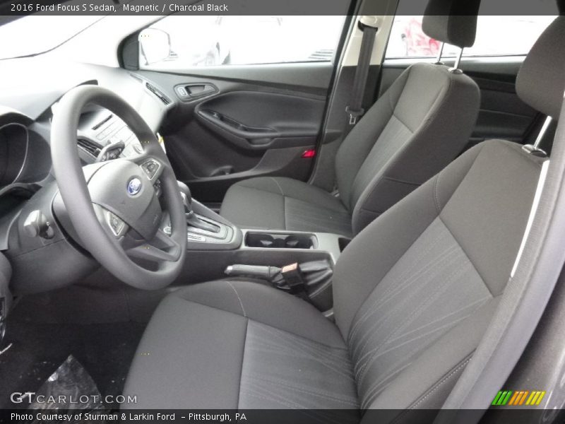 Magnetic / Charcoal Black 2016 Ford Focus S Sedan