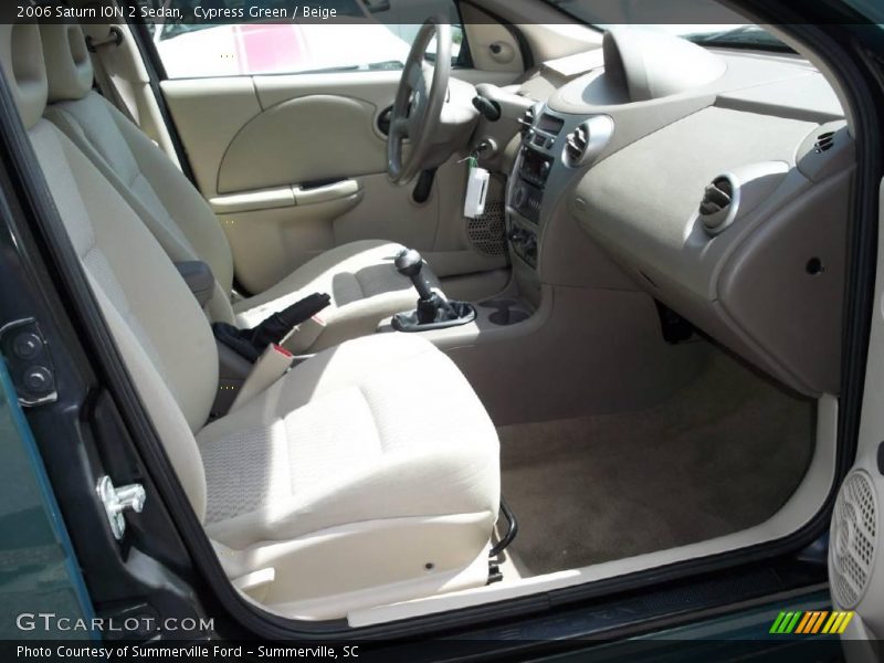 Cypress Green / Beige 2006 Saturn ION 2 Sedan