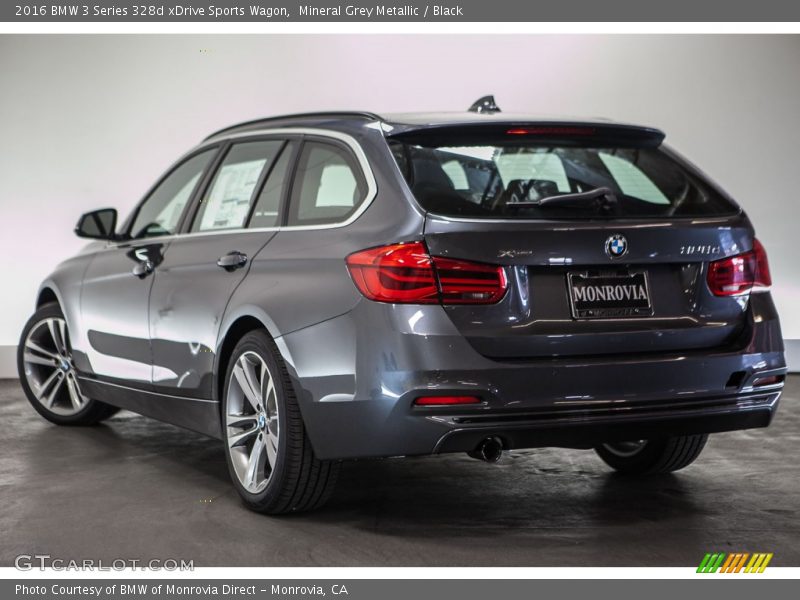 Mineral Grey Metallic / Black 2016 BMW 3 Series 328d xDrive Sports Wagon