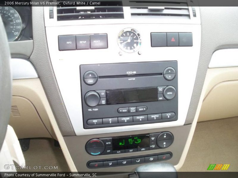 Oxford White / Camel 2006 Mercury Milan V6 Premier