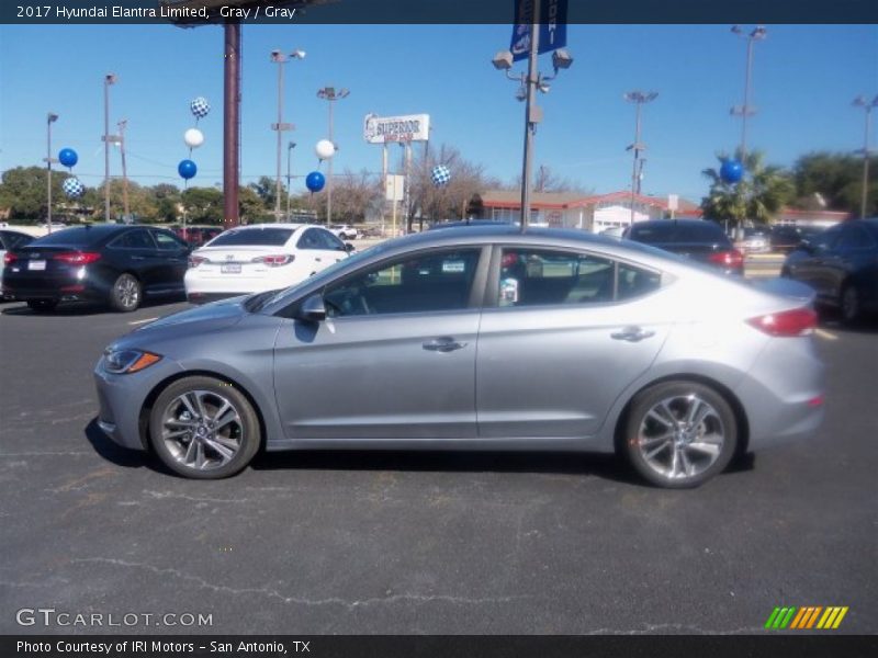 Gray / Gray 2017 Hyundai Elantra Limited