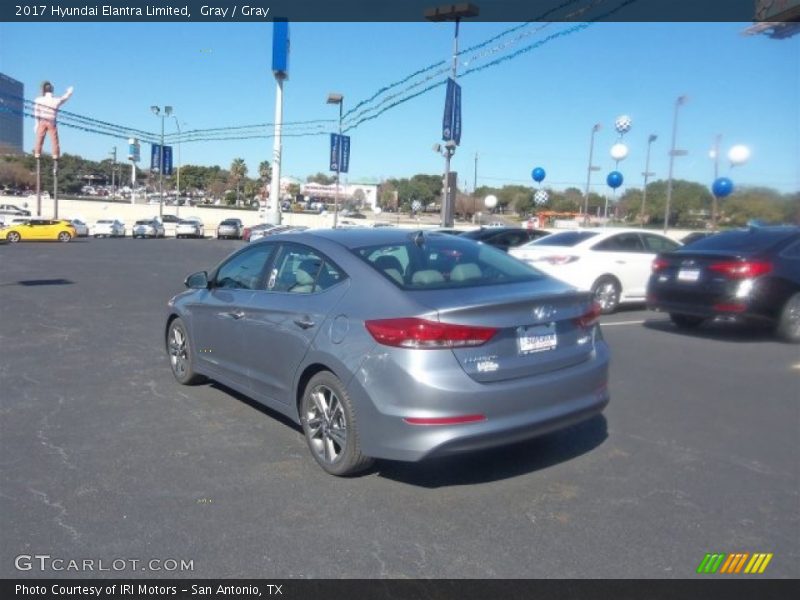 Gray / Gray 2017 Hyundai Elantra Limited