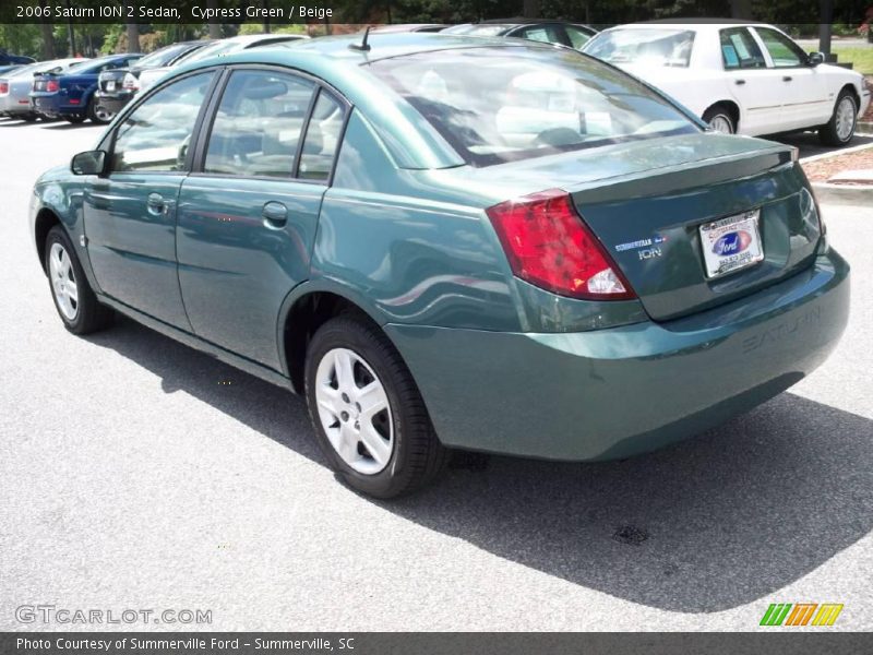Cypress Green / Beige 2006 Saturn ION 2 Sedan