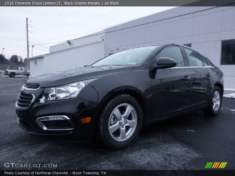 Black Granite Metallic / Jet Black 2016 Chevrolet Cruze Limited LT