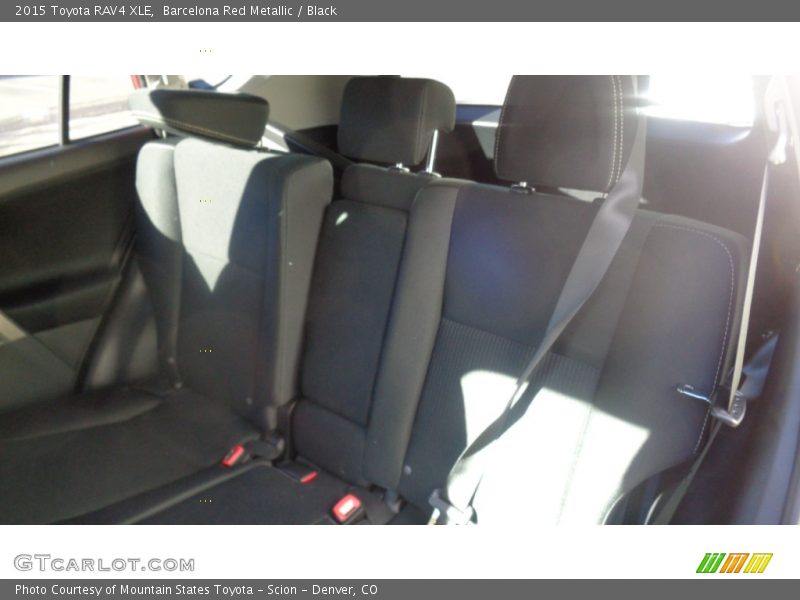 Barcelona Red Metallic / Black 2015 Toyota RAV4 XLE