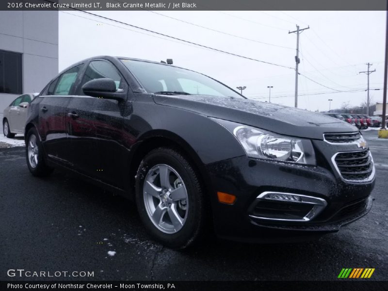 Black Granite Metallic / Jet Black 2016 Chevrolet Cruze Limited LT