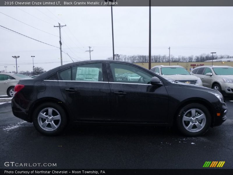 Black Granite Metallic / Jet Black 2016 Chevrolet Cruze Limited LT