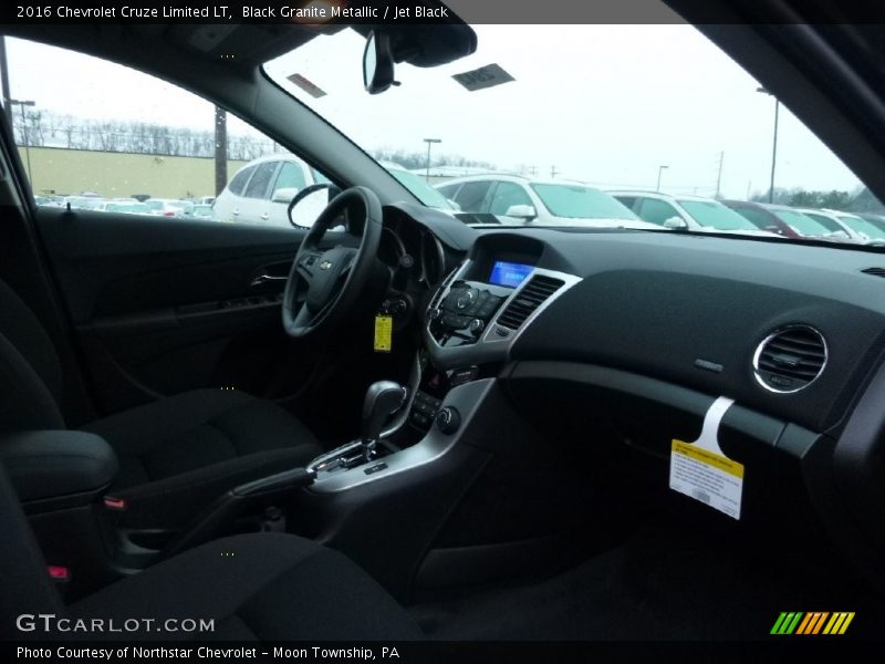 Black Granite Metallic / Jet Black 2016 Chevrolet Cruze Limited LT