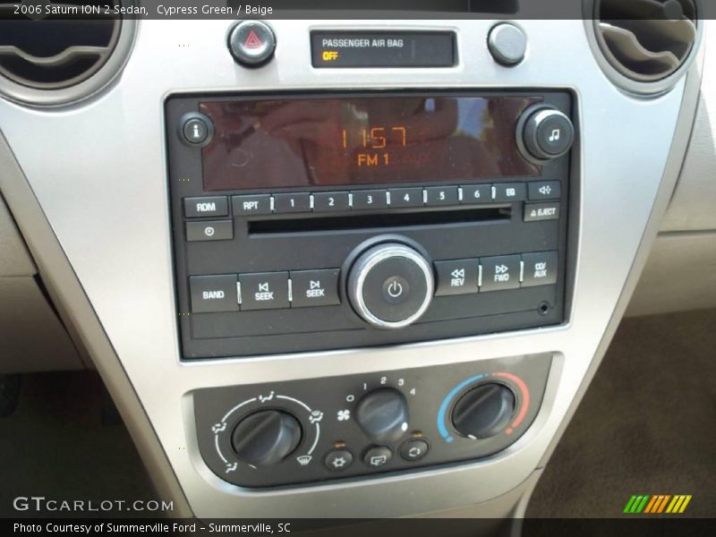 Cypress Green / Beige 2006 Saturn ION 2 Sedan