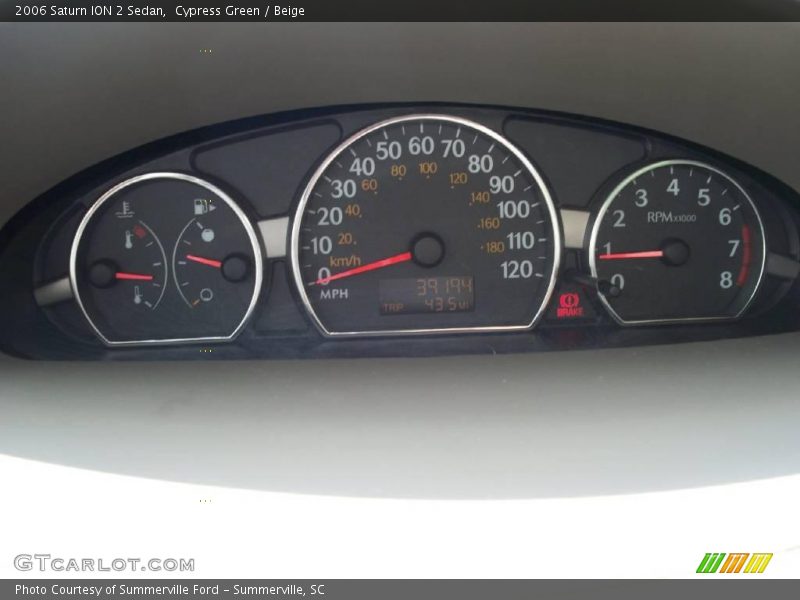 Cypress Green / Beige 2006 Saturn ION 2 Sedan