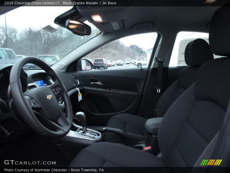 Black Granite Metallic / Jet Black 2016 Chevrolet Cruze Limited LT