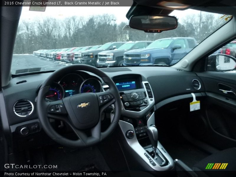 Black Granite Metallic / Jet Black 2016 Chevrolet Cruze Limited LT