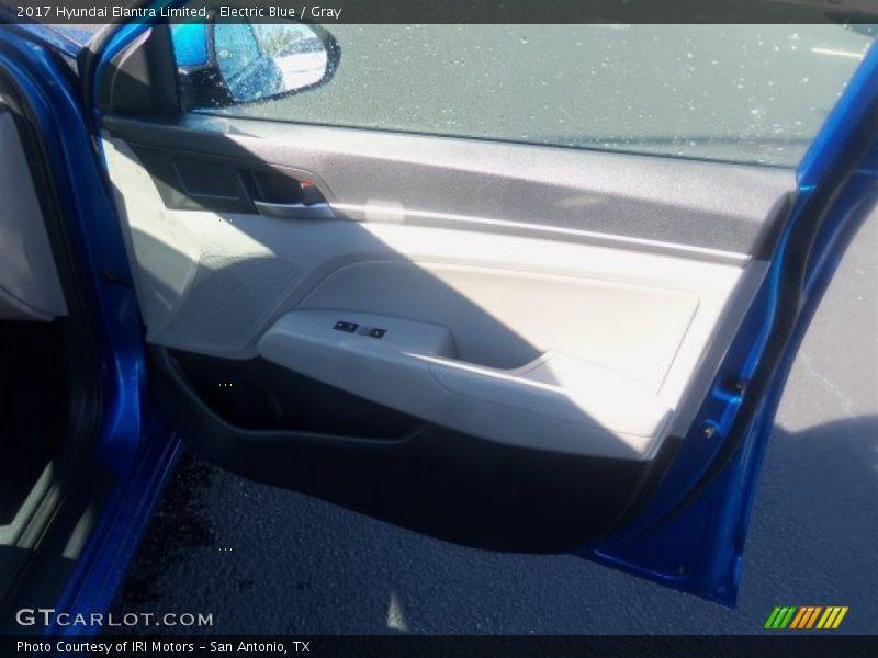 Electric Blue / Gray 2017 Hyundai Elantra Limited