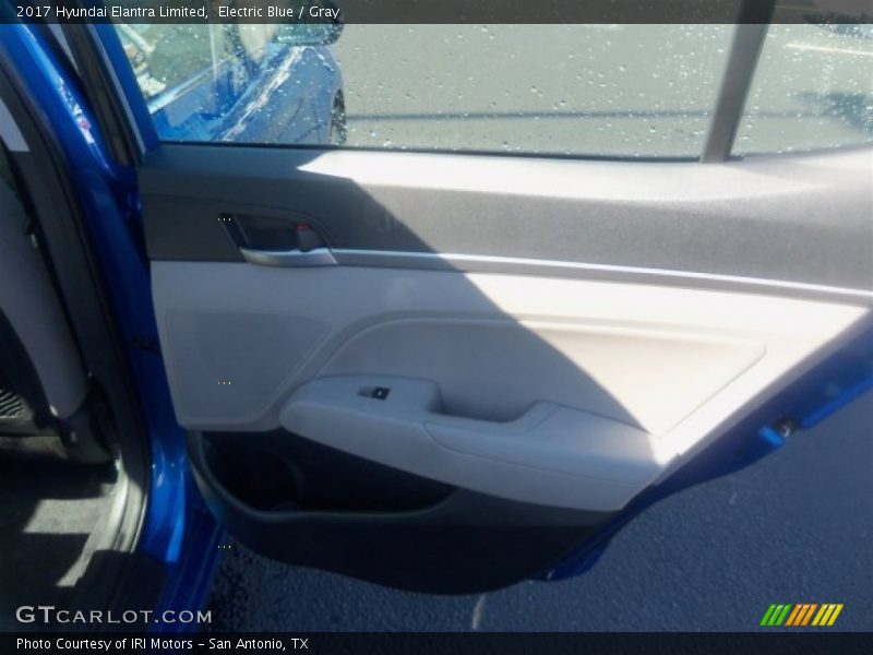 Electric Blue / Gray 2017 Hyundai Elantra Limited