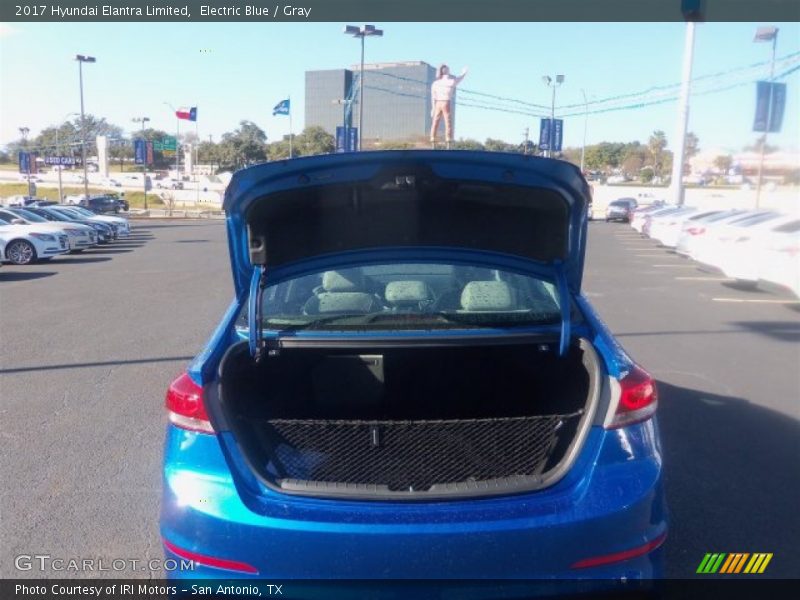 Electric Blue / Gray 2017 Hyundai Elantra Limited