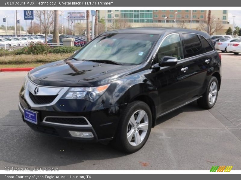 Crystal Black Pearl / Parchment 2010 Acura MDX Technology